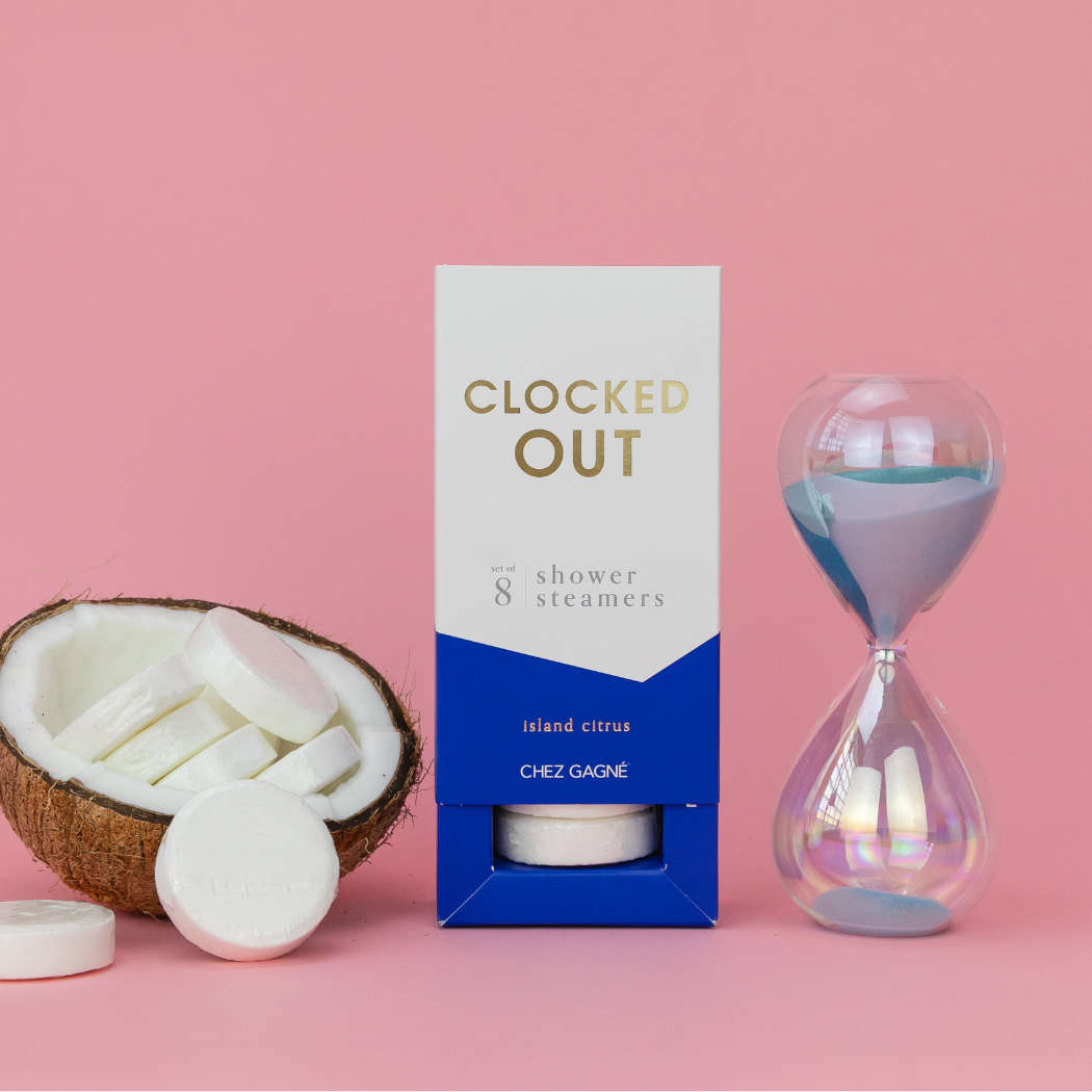 Clocked Out - Self-Care Shower Steamers Gift, Island Citrus