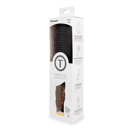 Detangler Hair Brush for Thick Hair - Tortoise