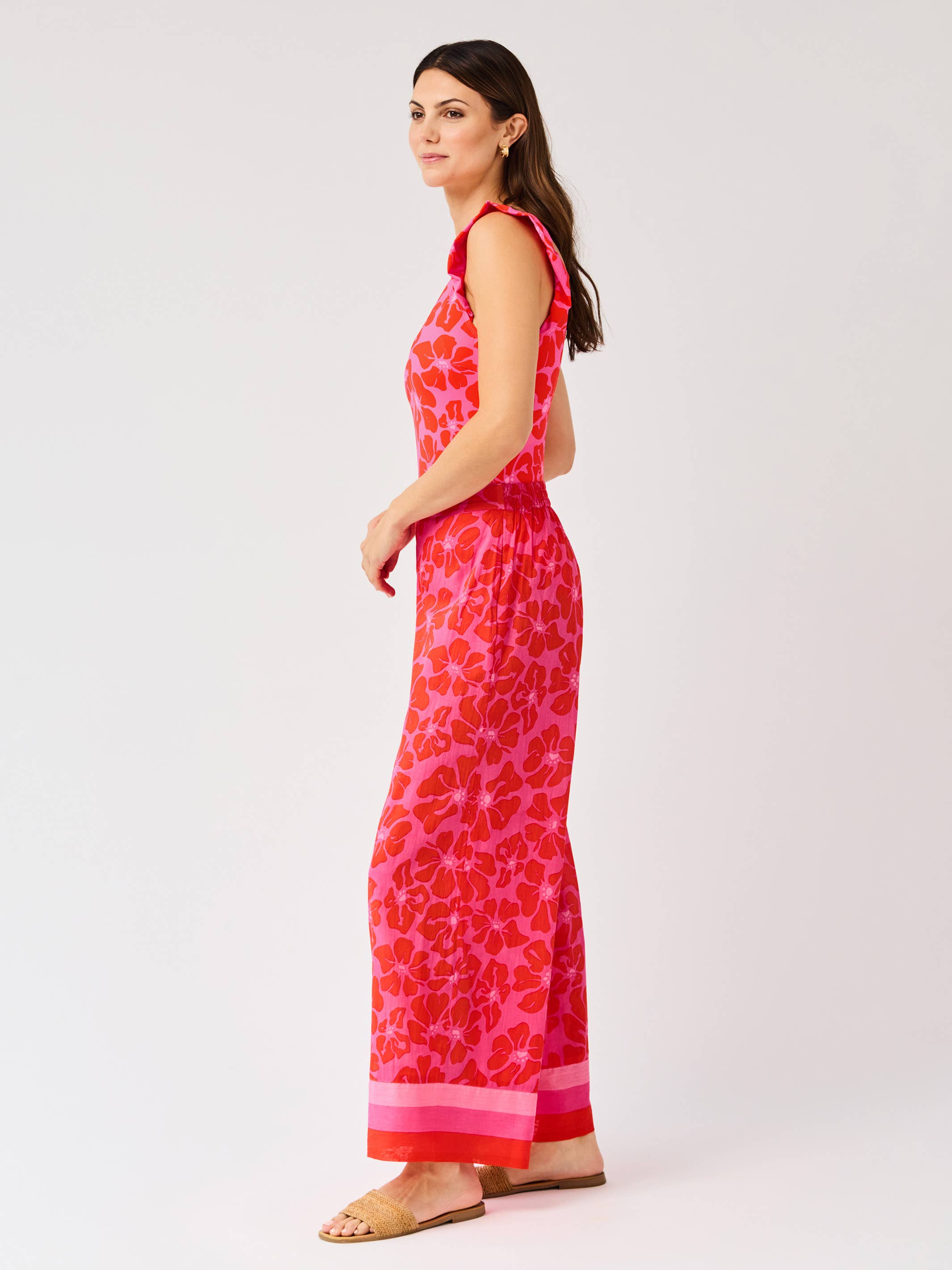 Valerie Beach Pants | Garden Samba Pink