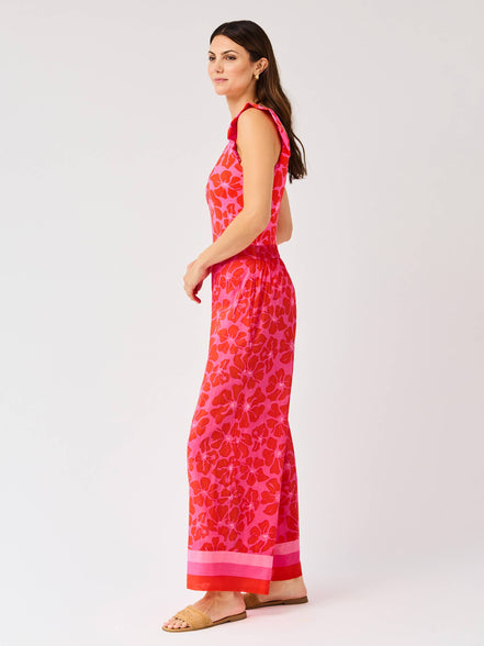 Valerie Beach Pants | Garden Samba Pink