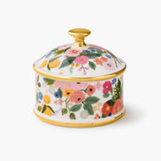 Garden Party Round Porcelain Box