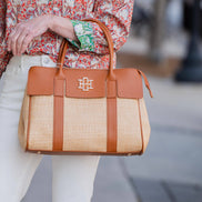 Augusta Handbag Natural Saddle