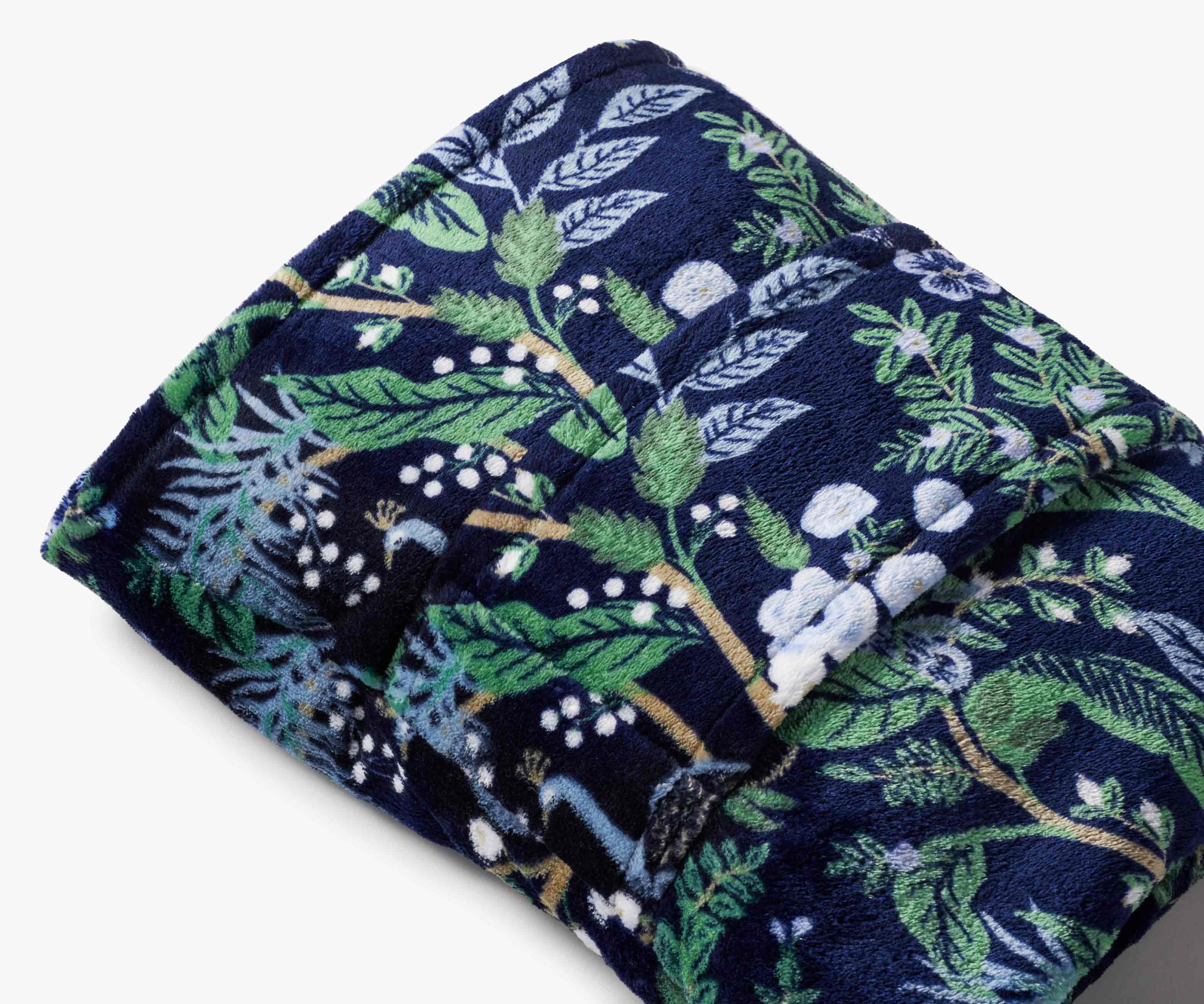 Peacock Travel Fleece Blanket