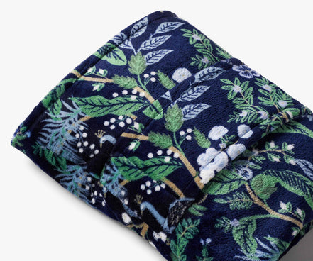 Peacock Travel Fleece Blanket