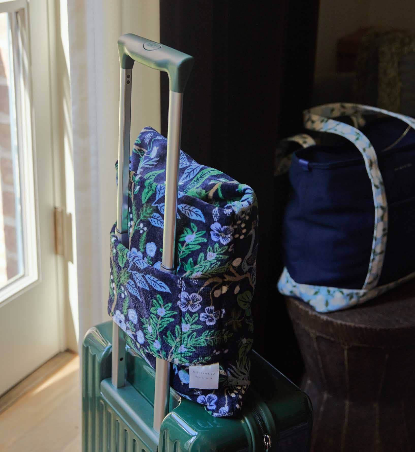 Peacock Travel Fleece Blanket