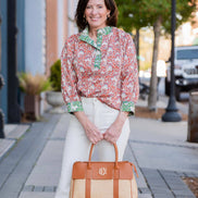 Augusta Handbag Natural Saddle