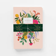 Assorted Set of 3 Garden Party Notebooks