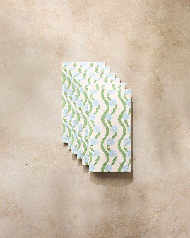 Wavy Flowers Not Paper Towel