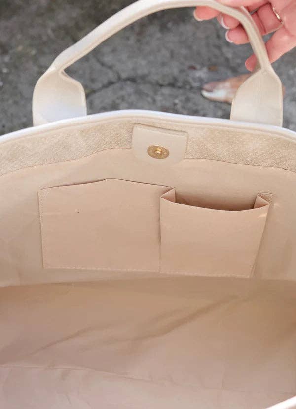 Melissa Tote Bag Shimmer Champagne