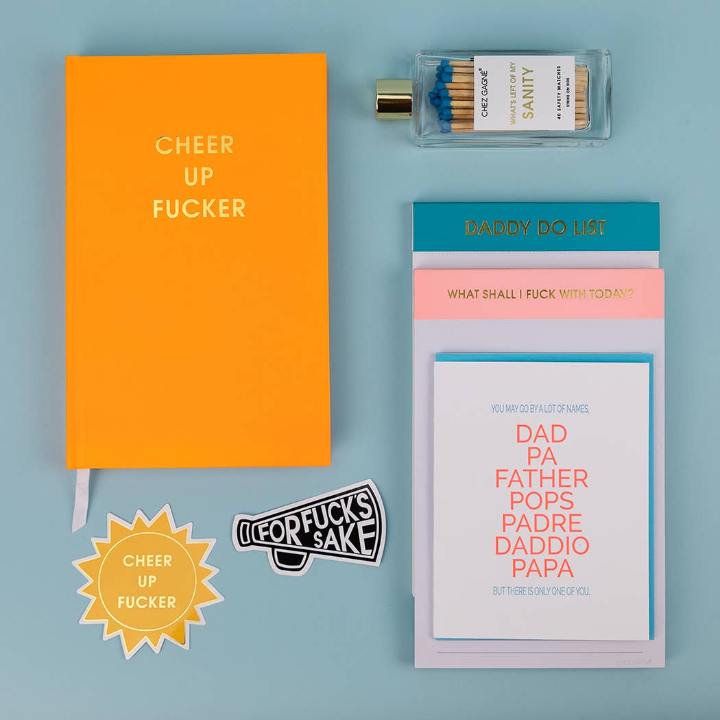 Left of My Sanity - Glass Bottle Safety Matches - Bright Blue