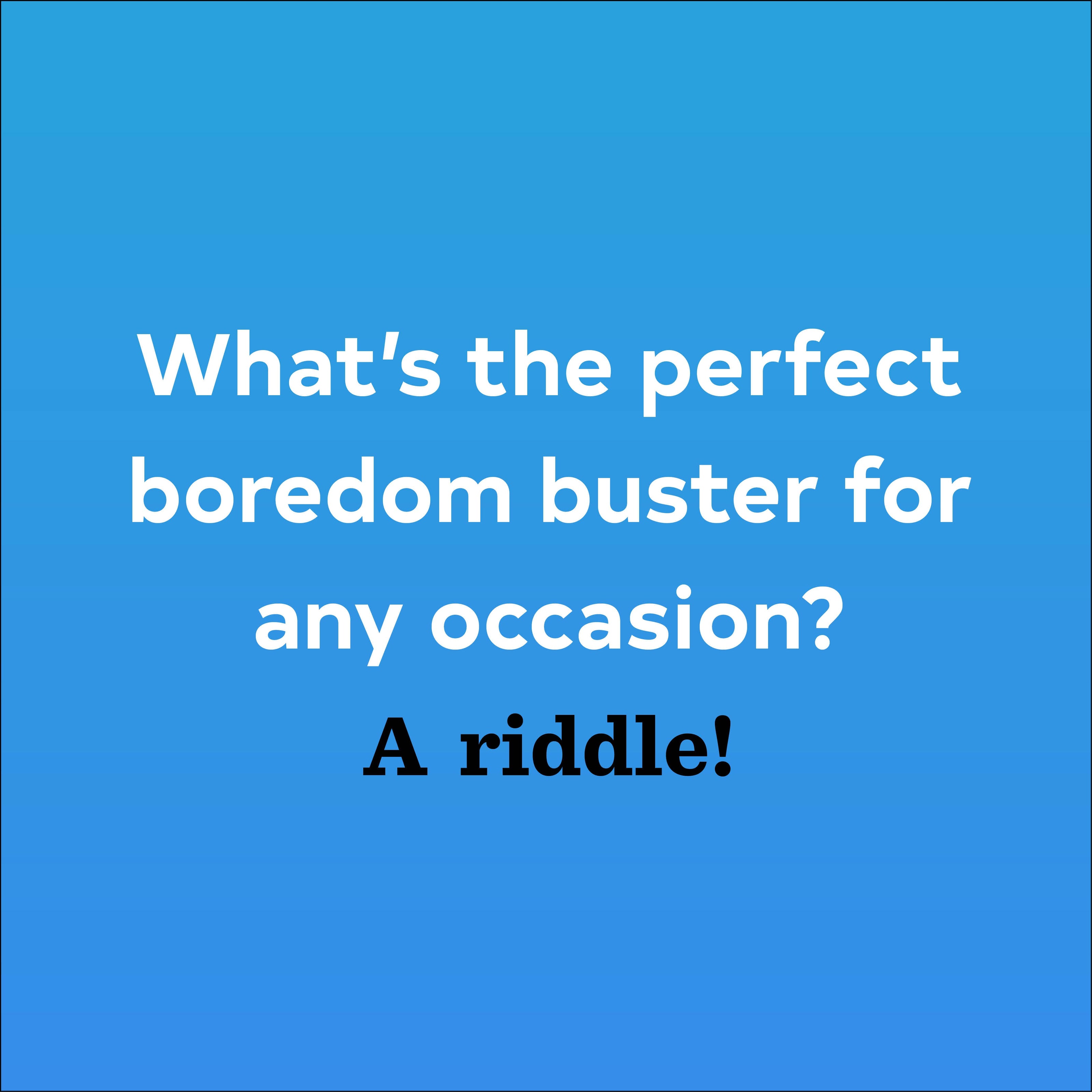 After Dinner Amusements: Riddle Me This