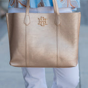 Heath Tote Bag Woven Gold