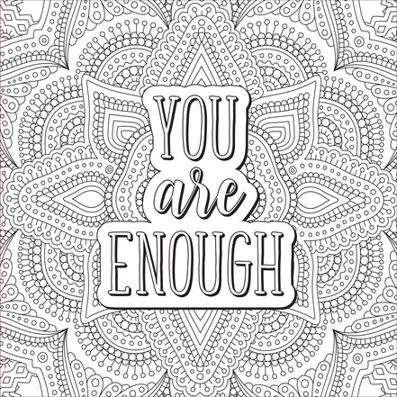 Self Care Artist's Coloring Book