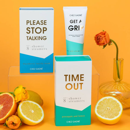 Please Stop Talking - Funny Shower Steamers, Blackberry Musk