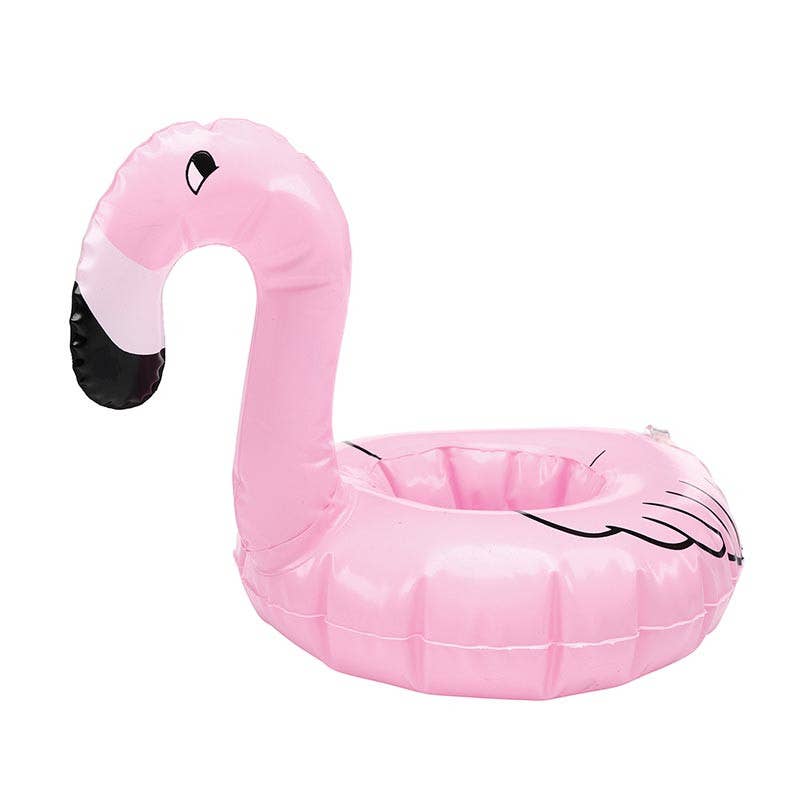 Blow Up Drink Holder - Flamingo - Set of 4