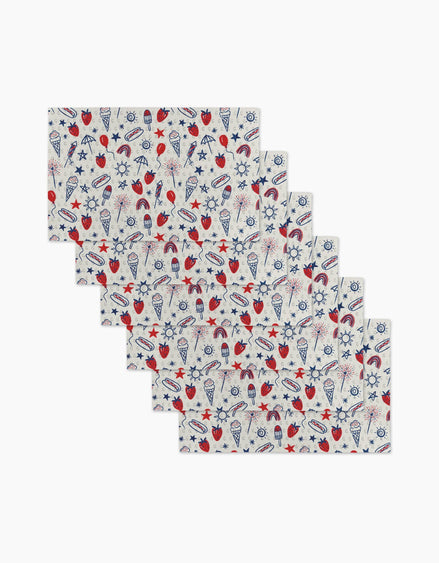 Summer Fun in White Not Paper Towel Set
