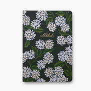 Assorted Set of 3 Hydrangea Notebooks