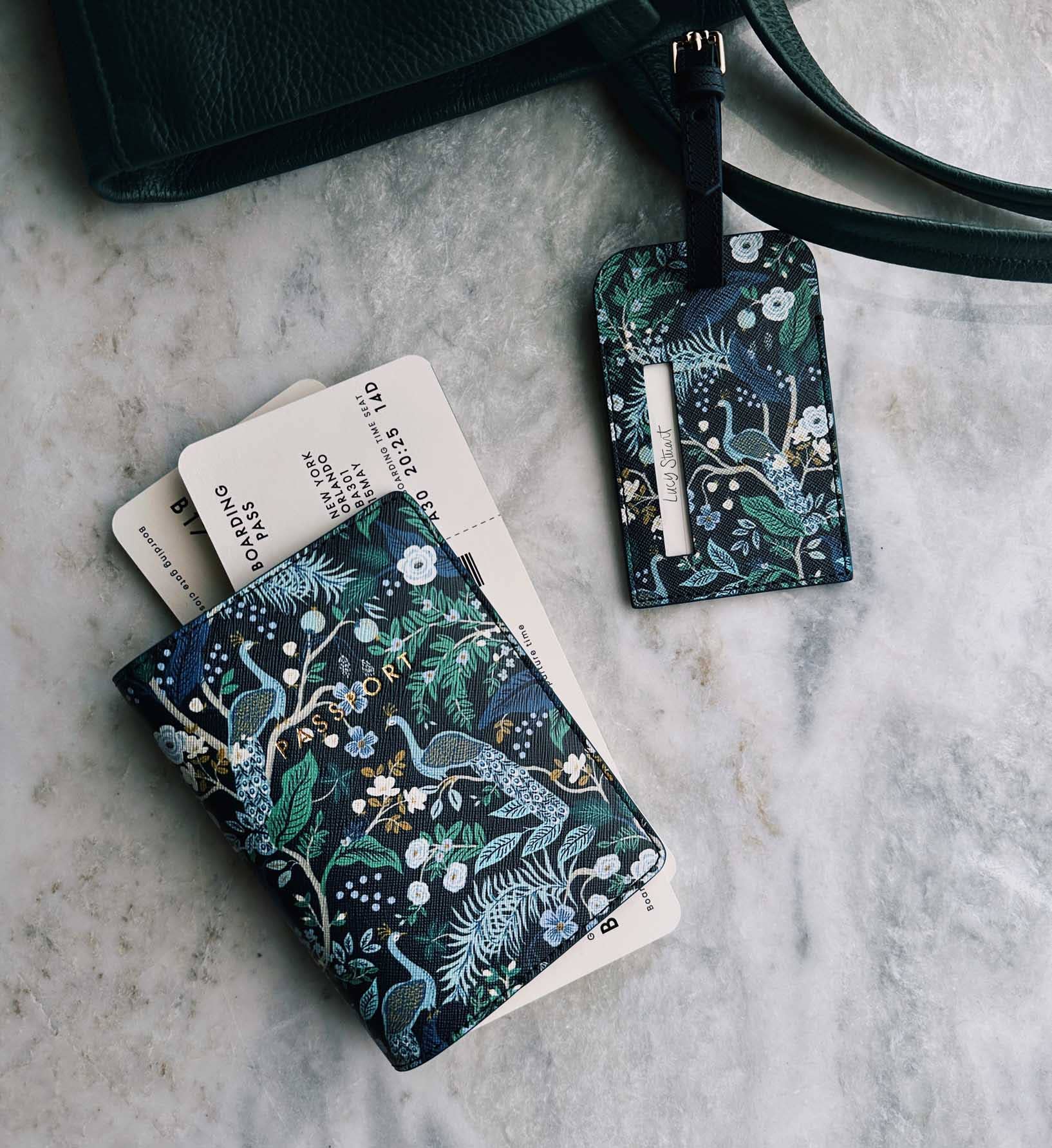 Peacock Luggage Tag