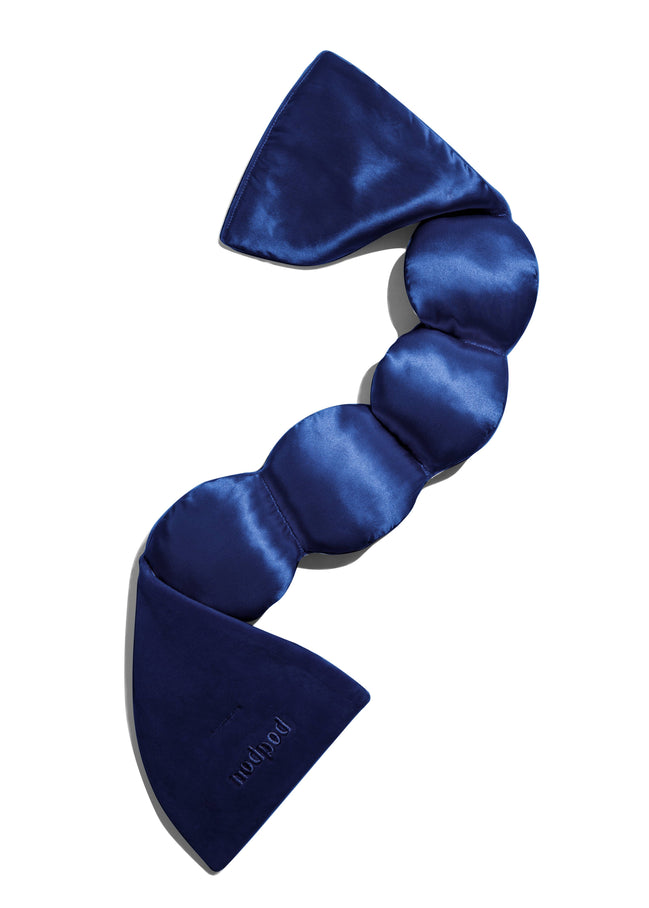 Silk Weighted Sleep Mask- Sapphire - Eye Mask