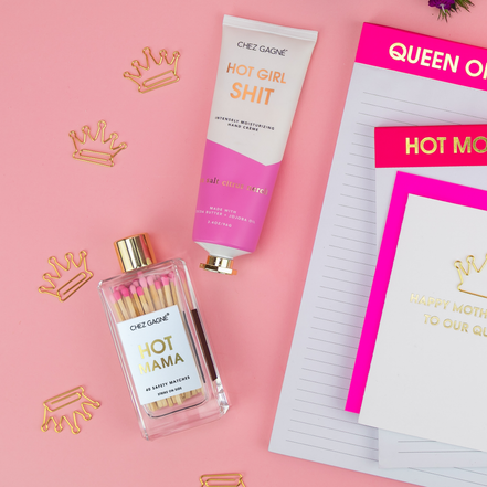 Hot Mama - Glass Bottle Safety Matches - Mother's Day Gift