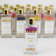 It Wasn't Me - Glass Bottle Safety Matches - Bright Purple