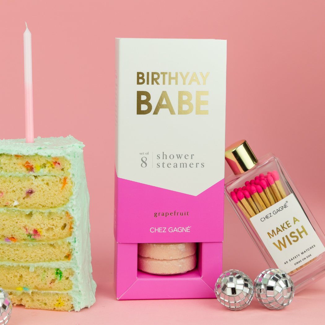 Birthyay Babe - Birthday Shower Steamers Gift, Grapefruit