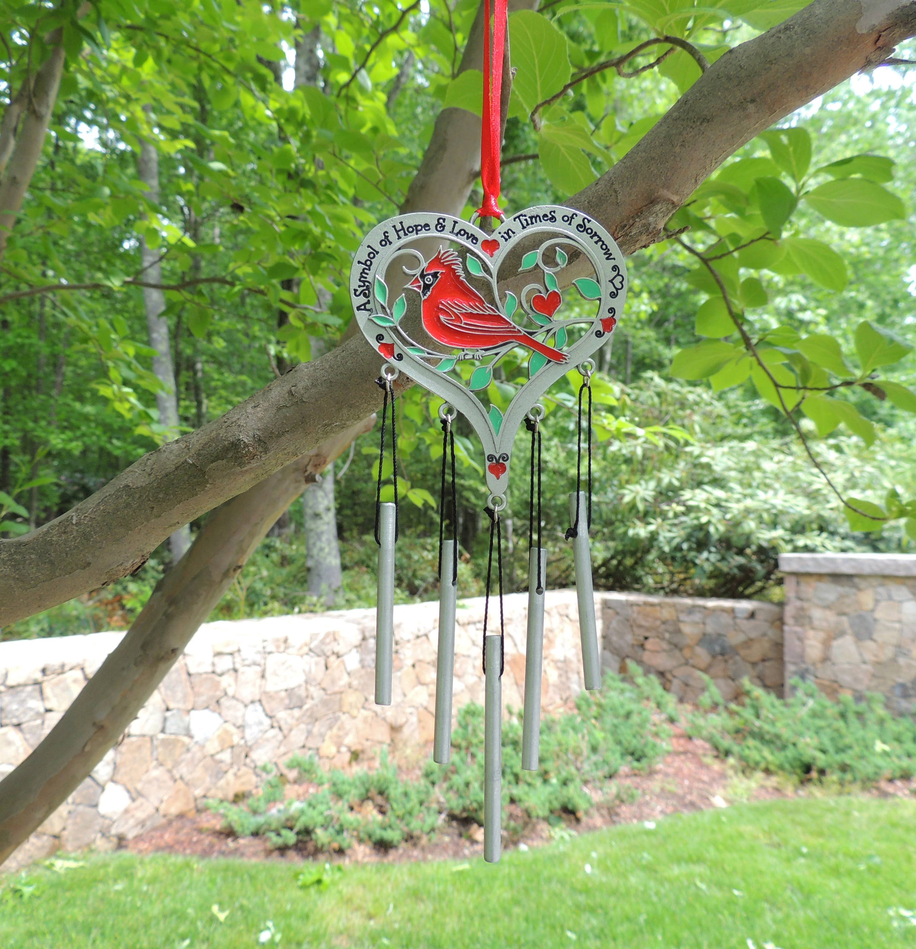 Memorial Cardinal Wind Chime