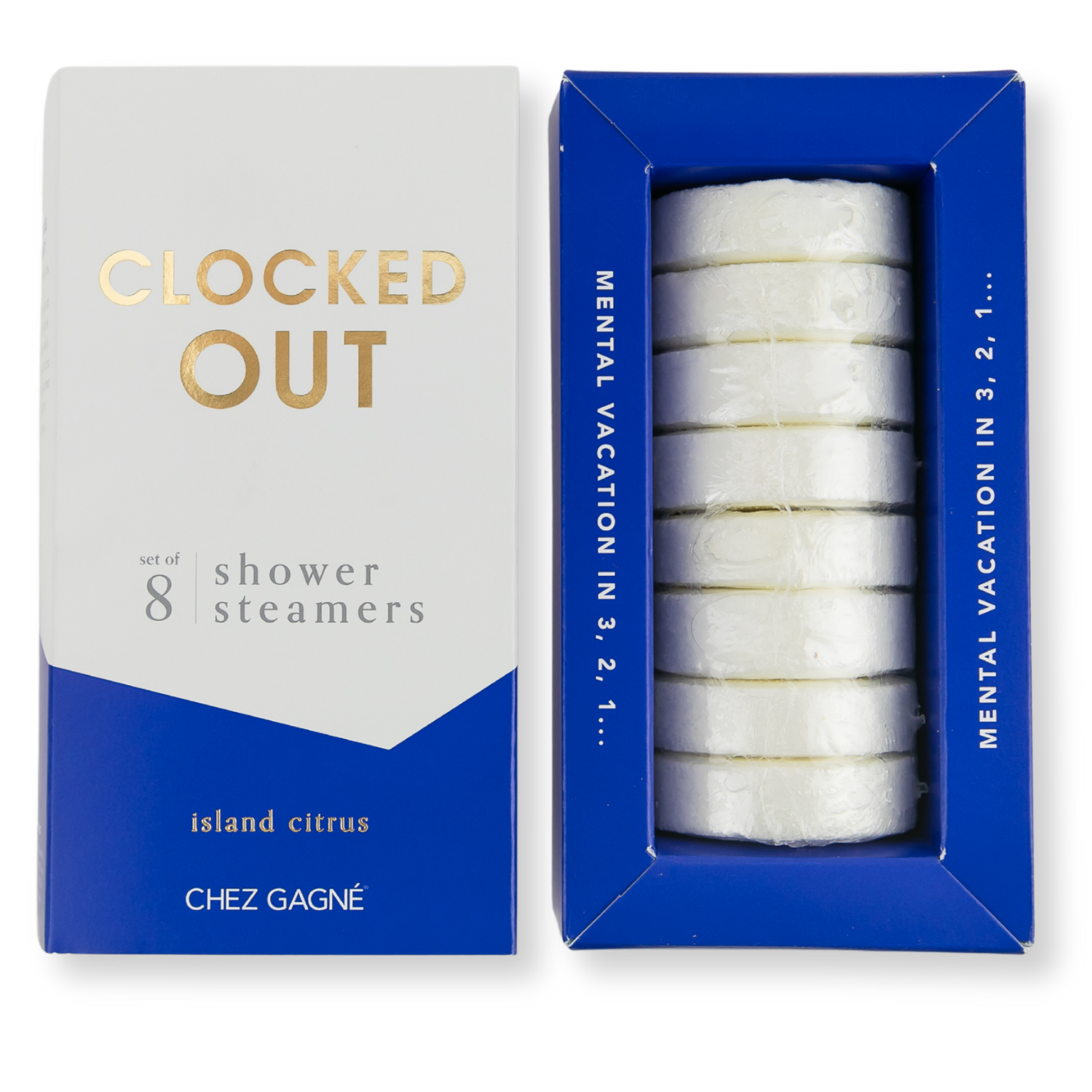 Clocked Out - Self-Care Shower Steamers Gift, Island Citrus