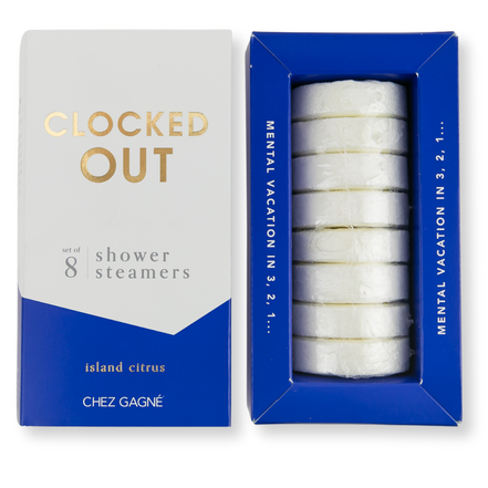 Clocked Out - Self-Care Shower Steamers Gift, Island Citrus