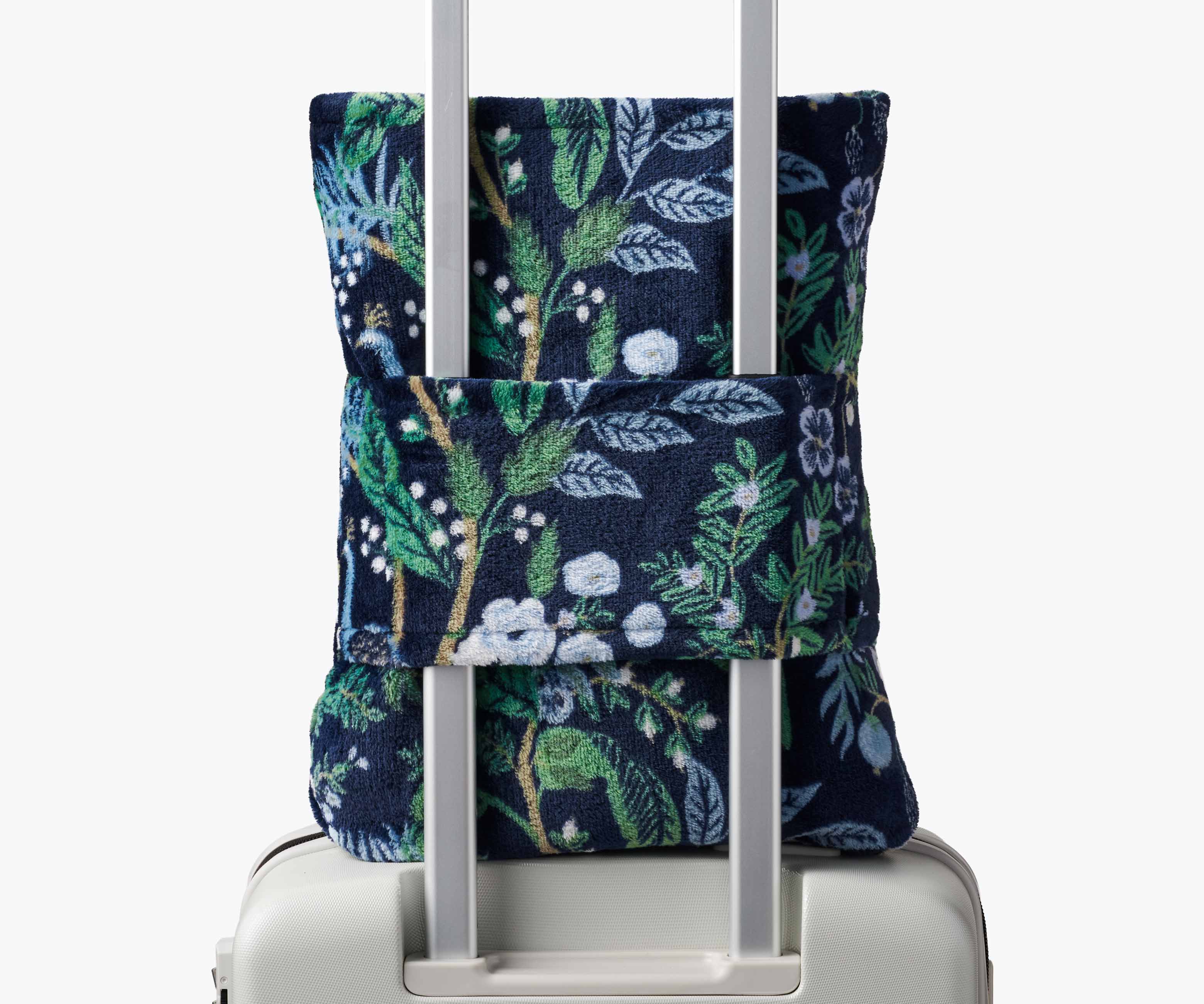 Peacock Travel Fleece Blanket