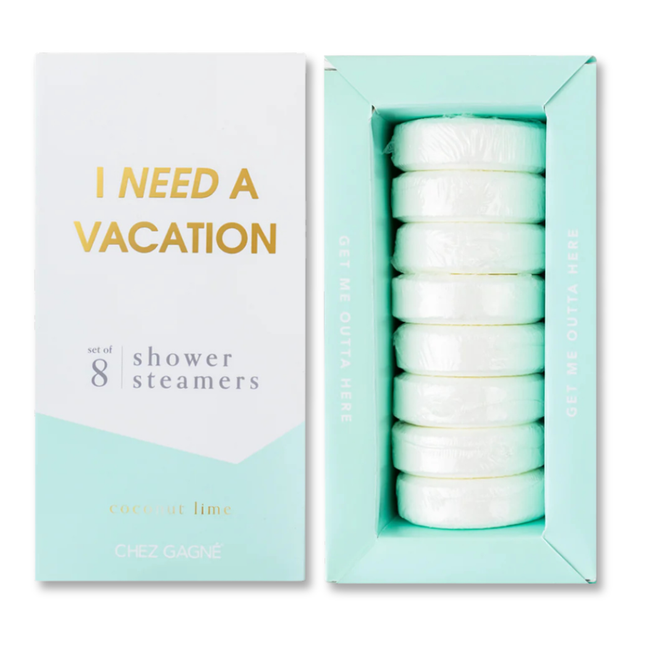 I Need A Vacation - Self-Care Shower Steamers, Coconut Lime