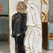 Bride and Groom Wedding Block Painting/Drawing