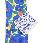 Okay Bloomer/Wisteria: Double Sided-Hand Towel Washcloth Set