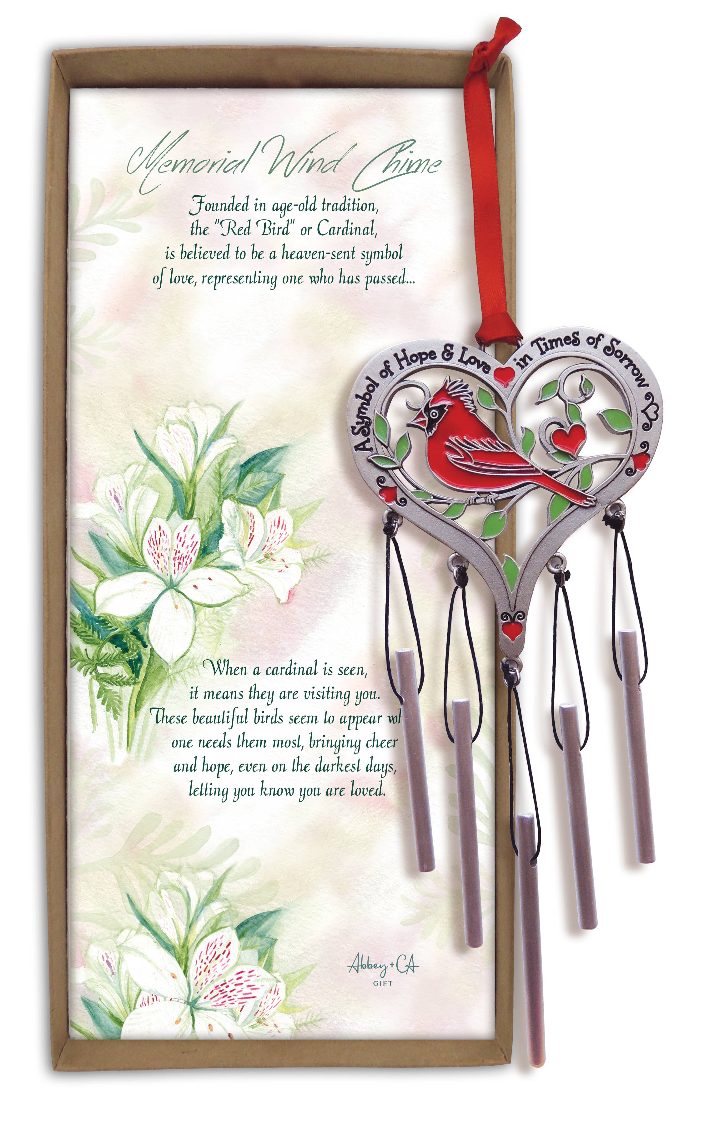 Memorial Cardinal Wind Chime