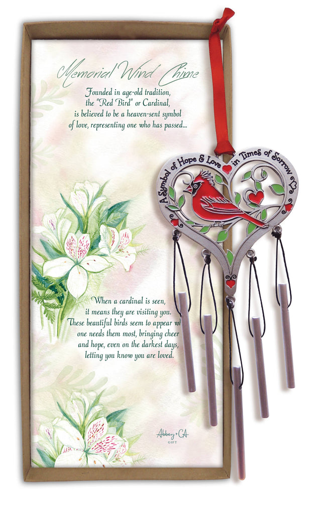 Memorial Cardinal Wind Chime