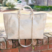 Melissa Tote Bag Shimmer Champagne