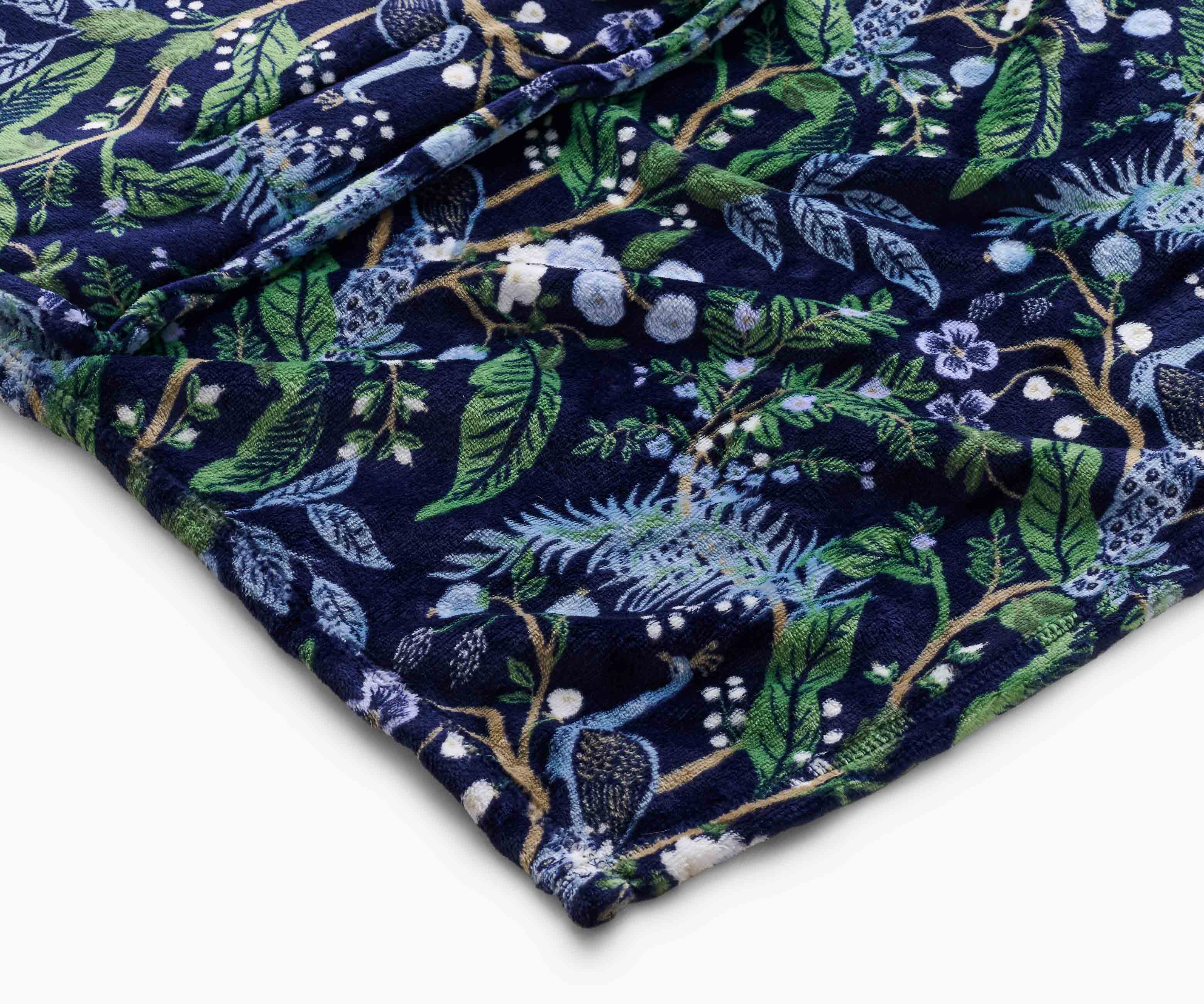 Peacock Travel Fleece Blanket