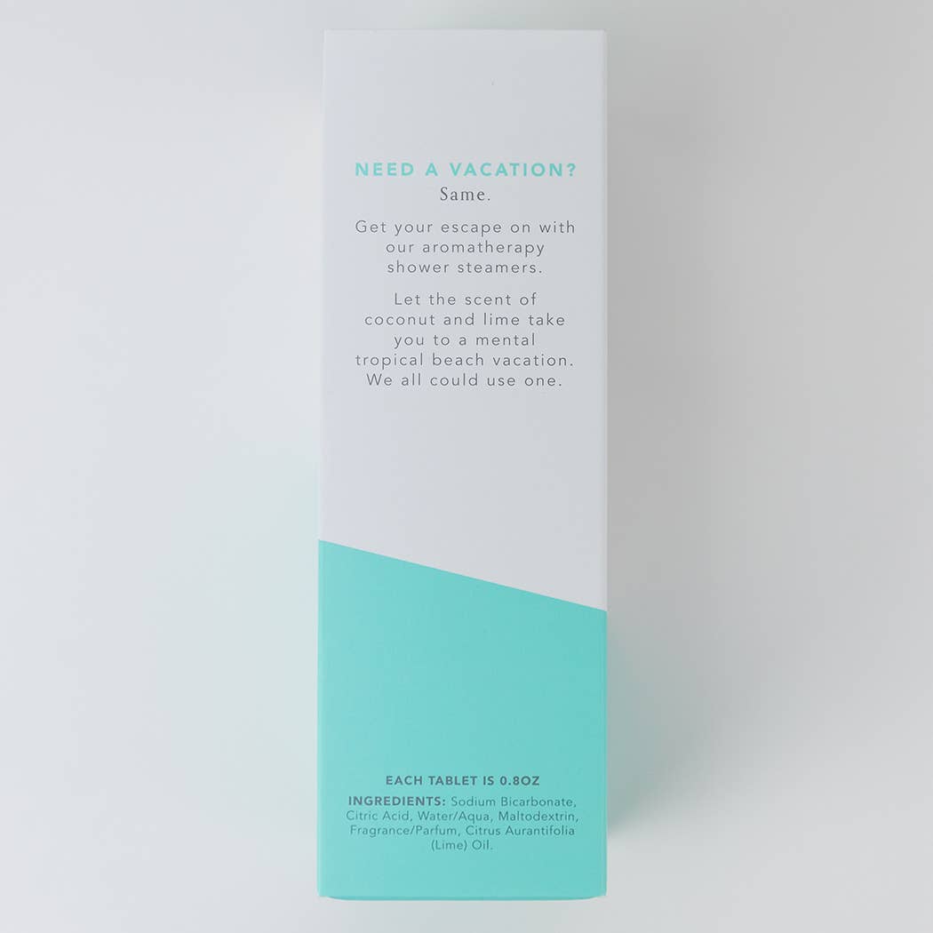 I Need A Vacation - Self-Care Shower Steamers, Coconut Lime