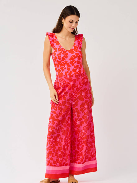Valerie Beach Pants | Garden Samba Pink