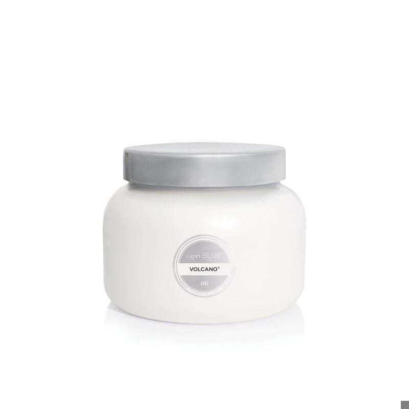 Volcano Signature White Oversized Candle