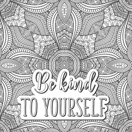 Self Care Artist's Coloring Book