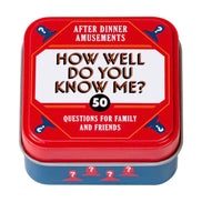 After Dinner Amusements: How Well Do You Know Me?