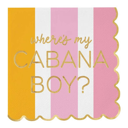 Beverage Napkin - Cabana Boy