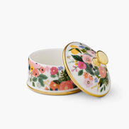 Garden Party Round Porcelain Box