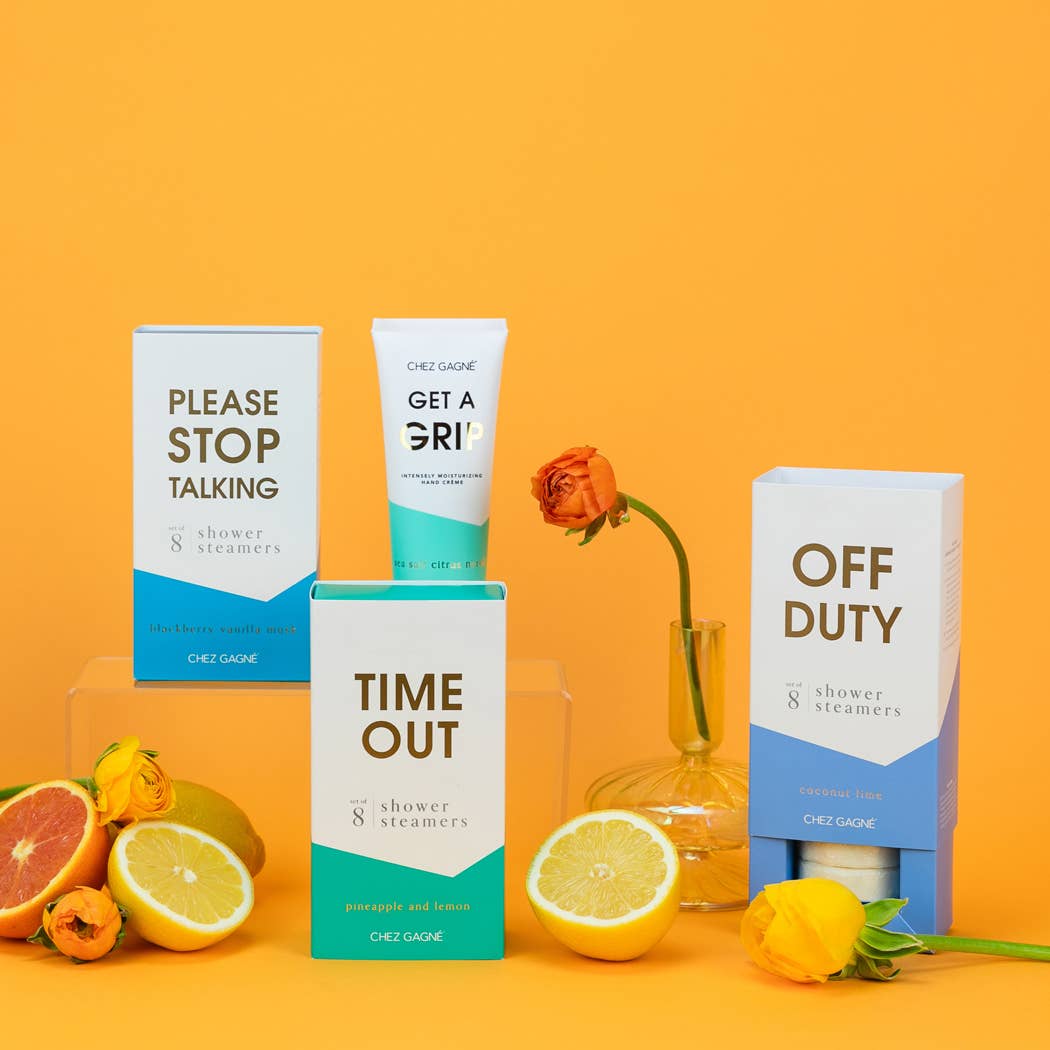 Please Stop Talking - Funny Shower Steamers, Blackberry Musk