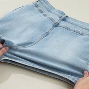 Bow Detail Denim Shorts with Pockets