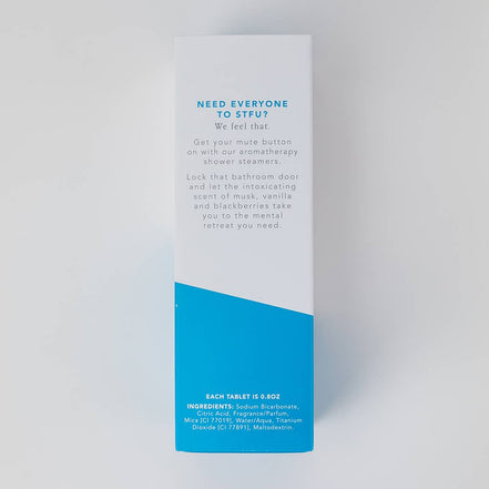 Please Stop Talking - Funny Shower Steamers, Blackberry Musk