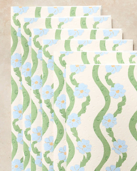Wavy Flowers Not Paper Towel