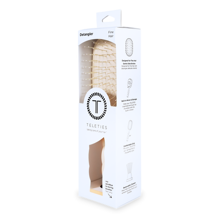 Detangler Hair Brush for Fine Hair - Tan